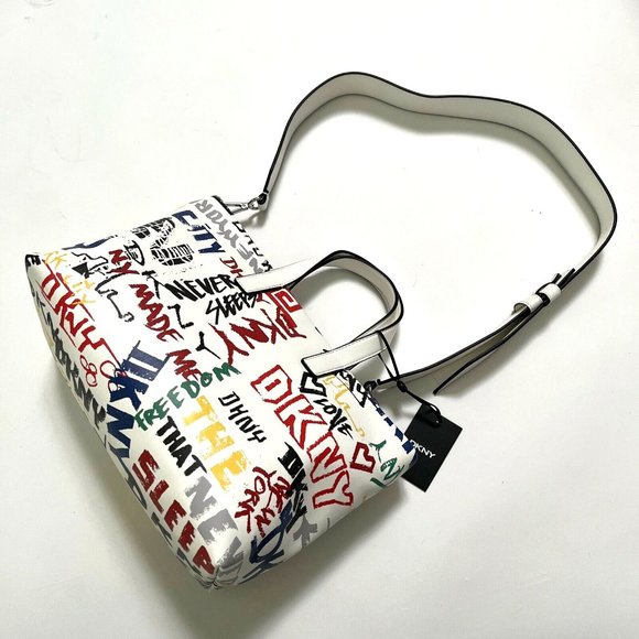 Dkny Bags Nwt Original 7 Dkny Tilly Zip Small Tote Satchel Graffiti